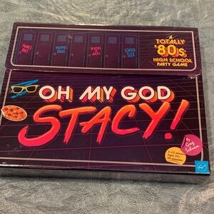 Oh My God Stacy! A totally 80’s high School Party Game for up to 12 People NEW